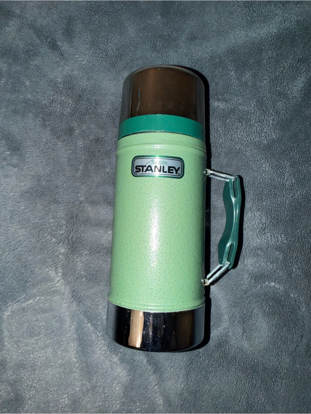 Vintage Aladdin Stanley Green 1.3 Qt Thermos A-1350B